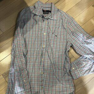 Boys Youth Kids Vineyard Vines Classic Tucker Oxford Button Down Shirt Plaid